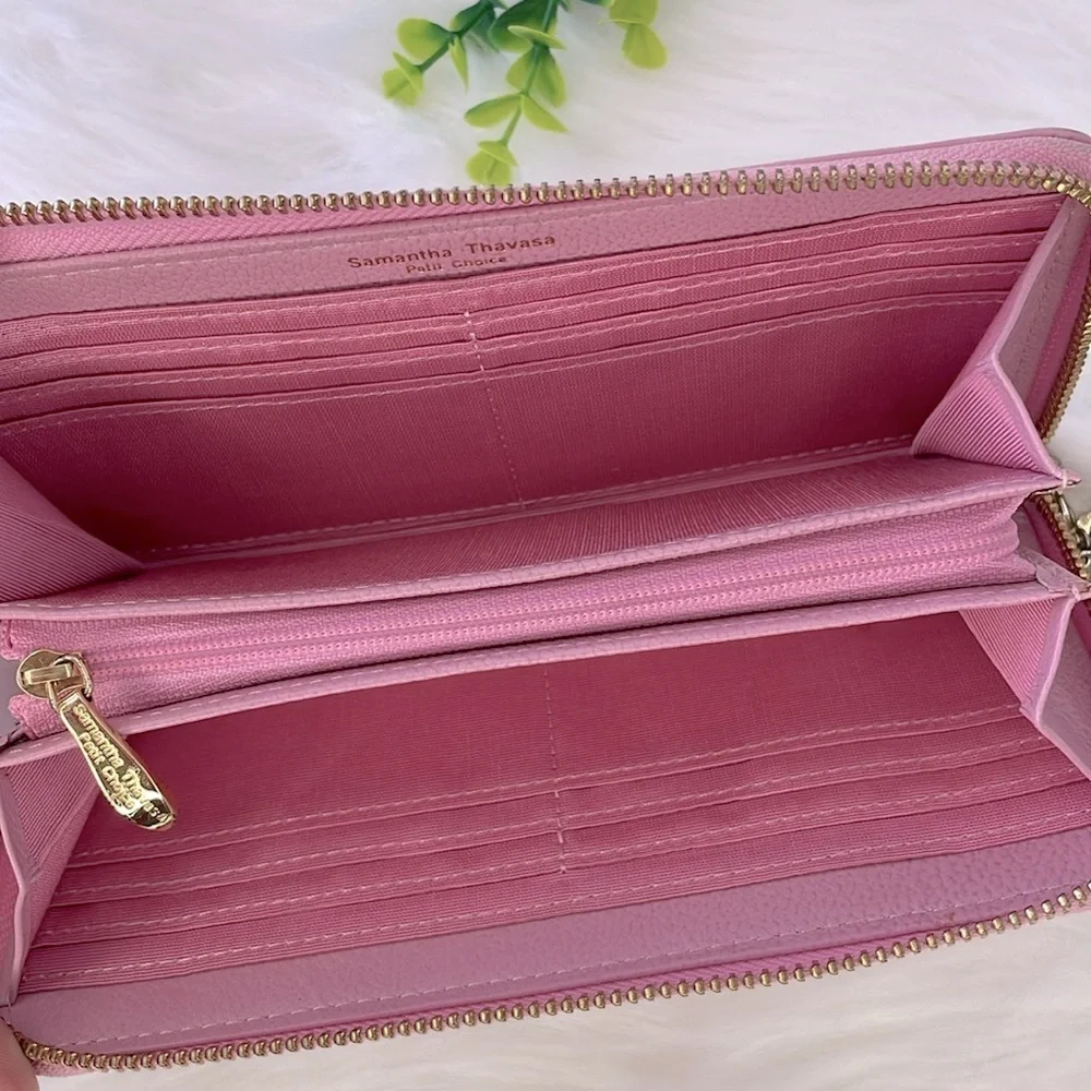 Samantha Thavasa Pink “Love”‎ Zippy Wallet